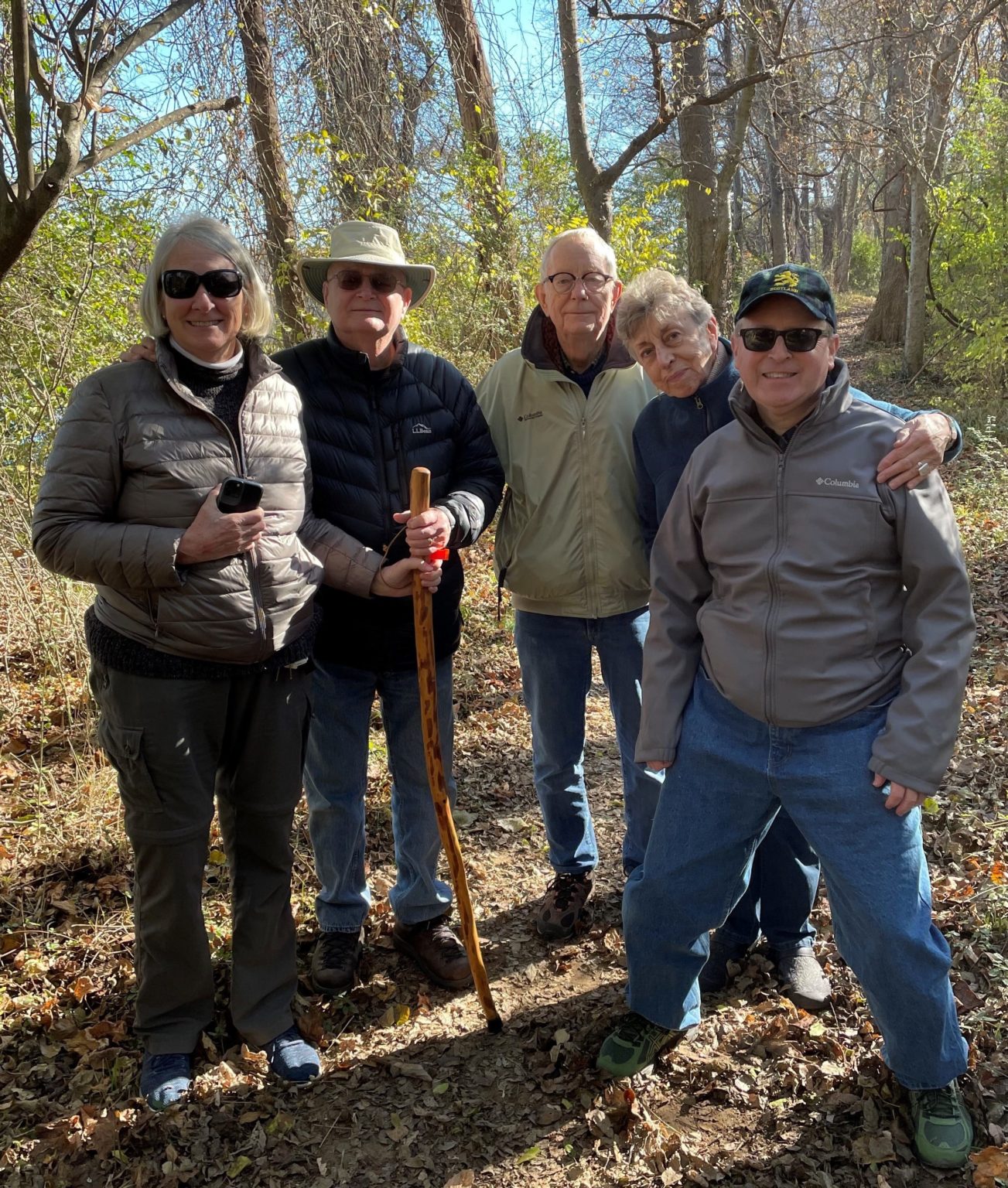 slave Trail, Liz, Picket, Tom, Roma, Jim and Deane